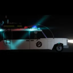 Ghostbusters - Ecto 1 and Ecto-1A