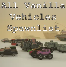All Vanilla Vehicles Spawnlist