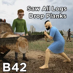 Saw All Logs Drop Planks