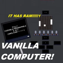 Vanilla Programmable Computer in PPG! 6 Bit PPC (People Playground Computer)