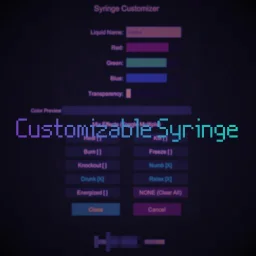 Customizable Syringe Mod