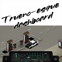 Retro Dashboard Digitals