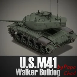 U.S. M41 Walker Bulldog by Papa_Chad