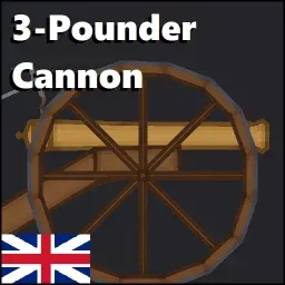 UPLS - British 3-Pounder Cannon