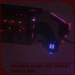 Arcanum Aerial Fire Support Iron Glider - Cybercromancy