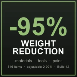 Weight Reduction - Building Materials & Tools