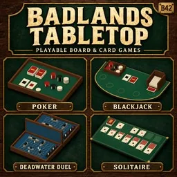 Badlands Tabletop &mdash; Playable Board & Card Games [B42]
