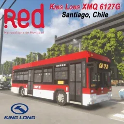 KingLong XMQ 6127G Red Metropolitana de Movilidad - Santiago, Chile