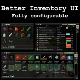 Better Inventory UI - Grid View For Inventory And Loot