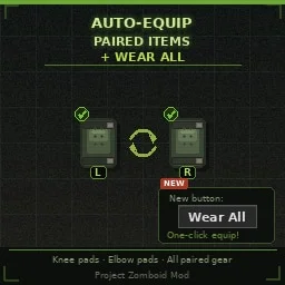 Auto-Equip Paired Items + Wear All Auto-Equip Paired Items + Wear All