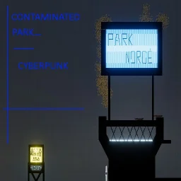 Contaminated Park - Cyberpunk