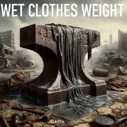 Wet Clothes Weight