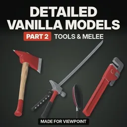 Detailed Vanilla Models - Part 2: Tools & Melee