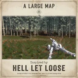 A Large Forest Map Inspired By HELL LET LOOSE