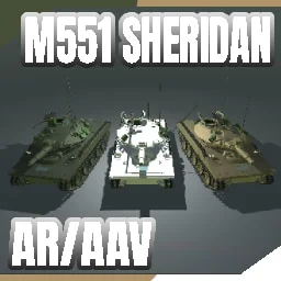 M551 Sheridan AR/AAV (Armored Reconnaissance/Airborne Assault Vehicle) (COMMISSION)