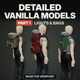 Detailed Vanilla Models - Part 1: Lights & Bags