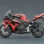 Honda Red Sport Motorcycle [B42.21] 4