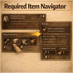 Required Item Navigator [B42.15 SP/MP]