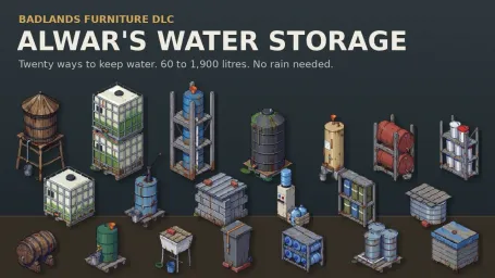 BADLANDS Furniture - Alwar's Water Storage DLC