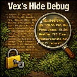 [B42] Vex's Hide Debug & Build Info