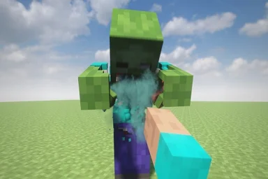 Minecraft Steve's arm (Sledge Replacement)