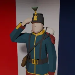 French Pantalon Rouge 1860s