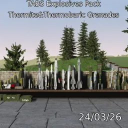 [CHW]TABS Explosives Pack(Missiles, Bombs, Mines, Grenades and more)