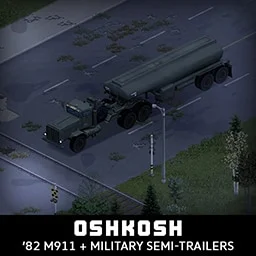 '82 Oshkosh M911 + Military Semi-Trailers