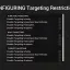 Targeting Restrictions [Commission] 1