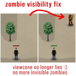 Zombie Visibility Fix + Stair-O-Vision