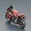 Honda Red Sport Motorcycle [B42.21] 2