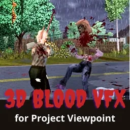 3d Blood VFX for Viewpoint (experimental)