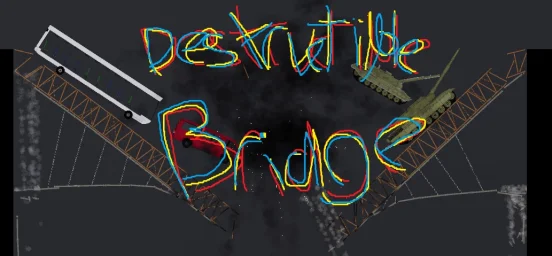 Destructible Bridge Over Abyss Map