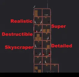 Skyscraper With Realistic Destruction v1 (Super Detailed)
