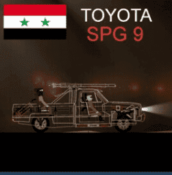 Siria Car with SPG 9